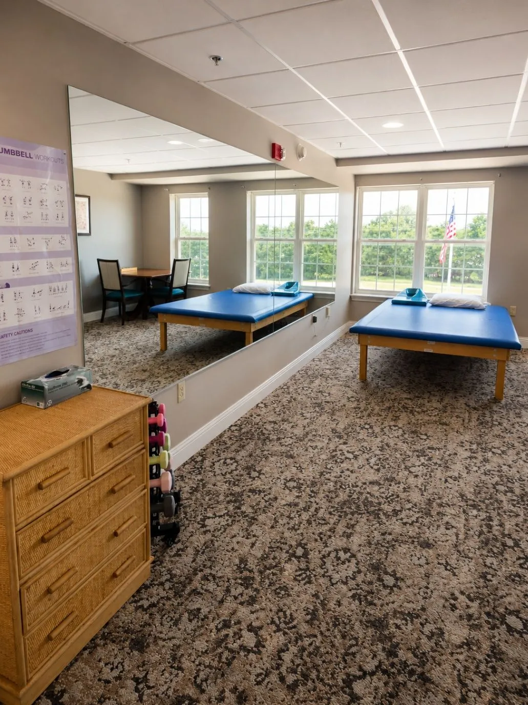 Saddlebrook billiards room with two pool tables and comfortable seating